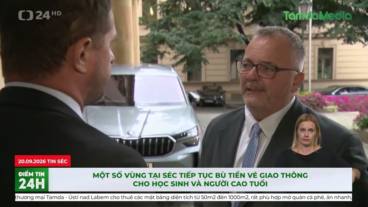 Một số vùng tại Séc tiếp tục bù tiền vé giao thông cho học sinh và người cao tuổi