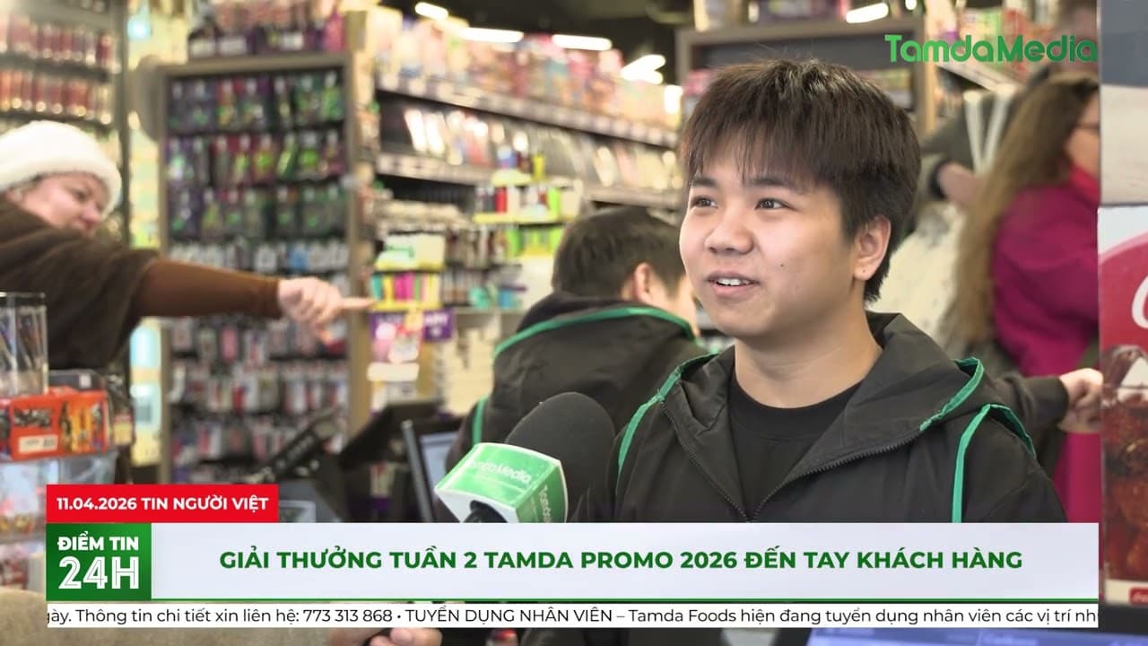 Giải thưởng tuần 2 Tamda Promo 2026 đến tay khách hàng