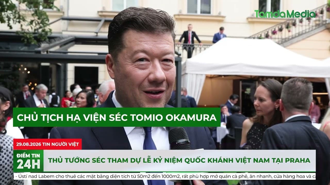 Thủ tướng Séc tham dự lễ kỷ niệm Quốc khánh Việt Nam tại Cộng hòa Séc