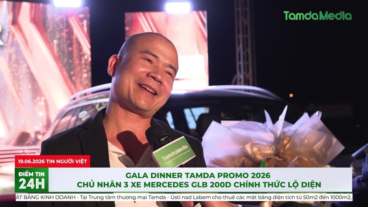 Gala dinner Tamda Promo 2026: chủ nhân 3 xe Mercedes chính thức lộ diện