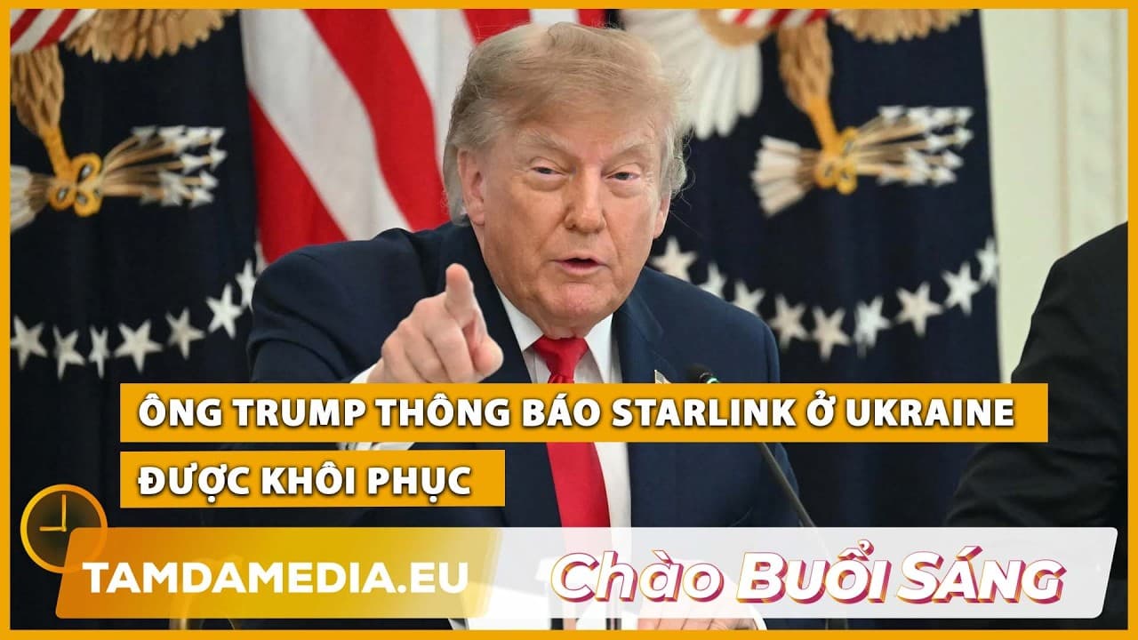 TamdaMedia | CHÀO BUỔI SÁNG - 24.10.2026 | Ông Trump thông báo Starlink ở Ukraine được khôi phục