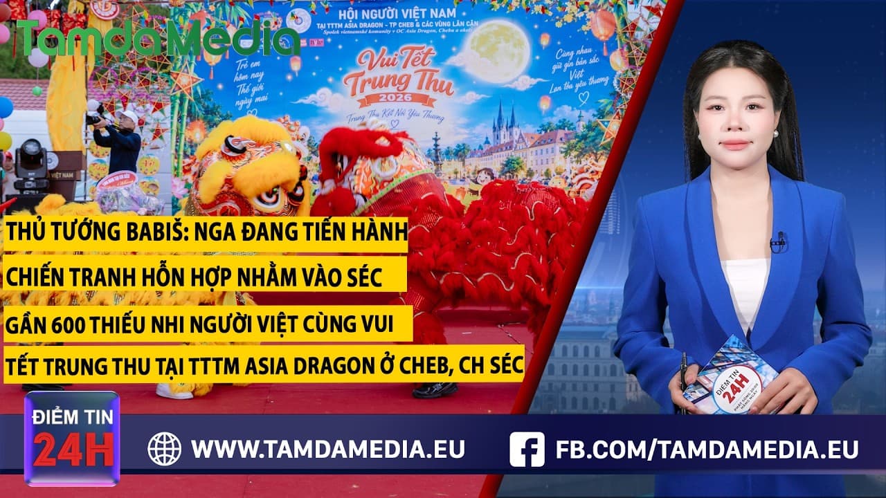 TamdaMedia | ĐIỂM TIN 24H - 19.09.2026 | Babiš: Nga đang tiến hành chiến tranh hỗn hợp nhằm vào Séc