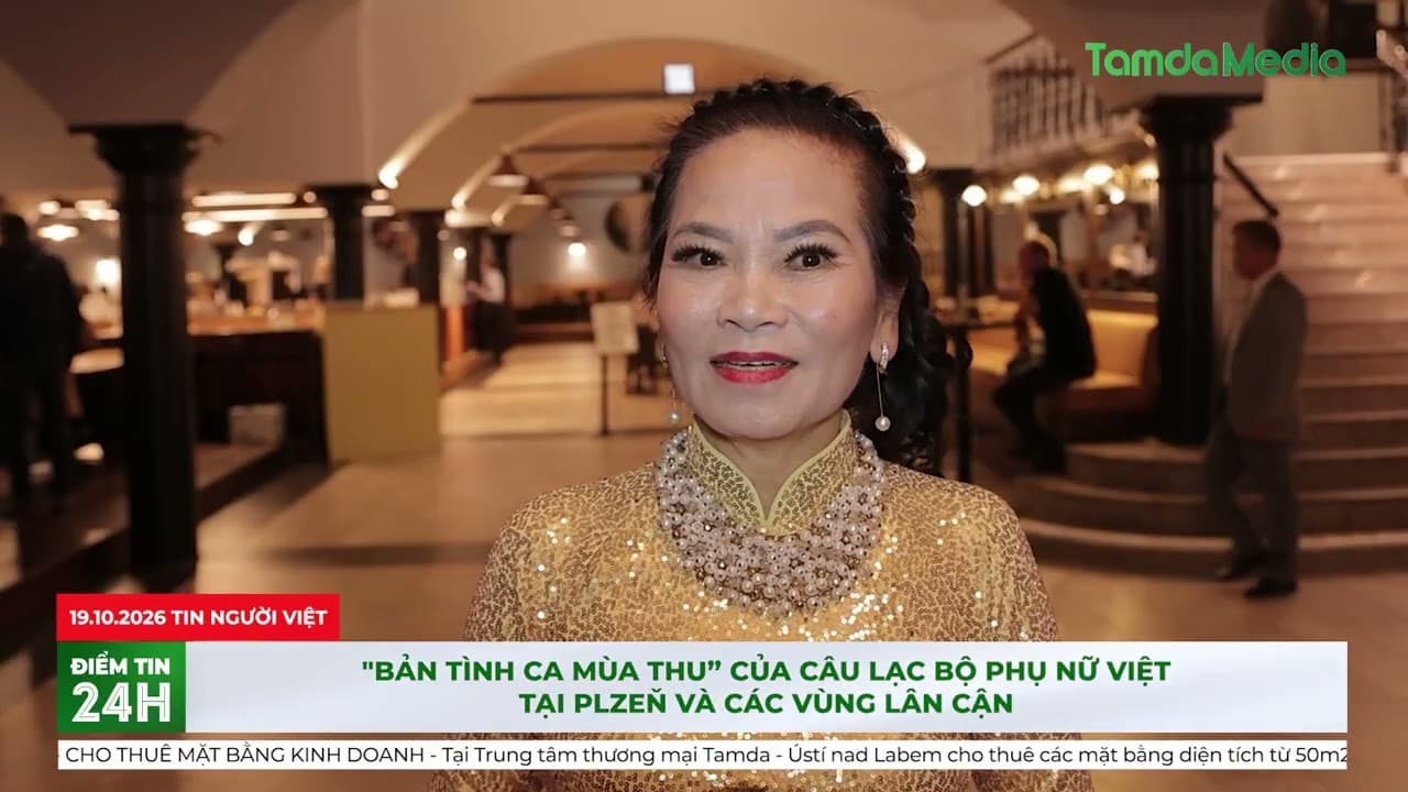"Bản tình ca mùa thu” của Câu lạc bộ Phụ nữ Việt tại Plzeň và các vùng lân cận