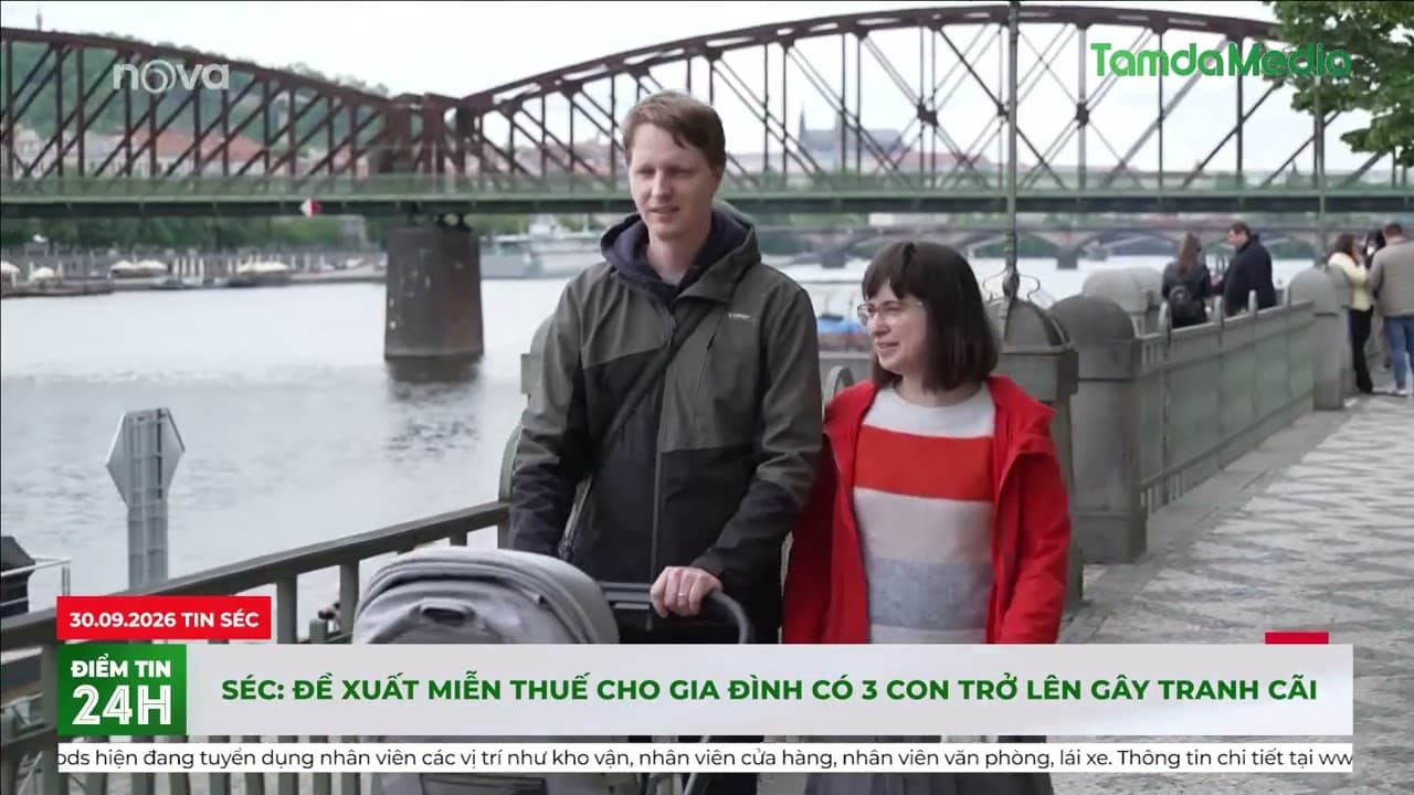 Séc Đề xuất miễn thuế cho gia đình có 3 con trở lên gây tranh cãi