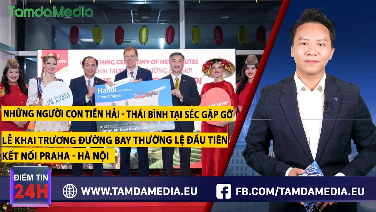 TamdaMedia | ĐIỂM TIN 24H - 12.10.2026 | Lễ Khai trương đường bay đầu tiên kết nối Praha - Hà Nội