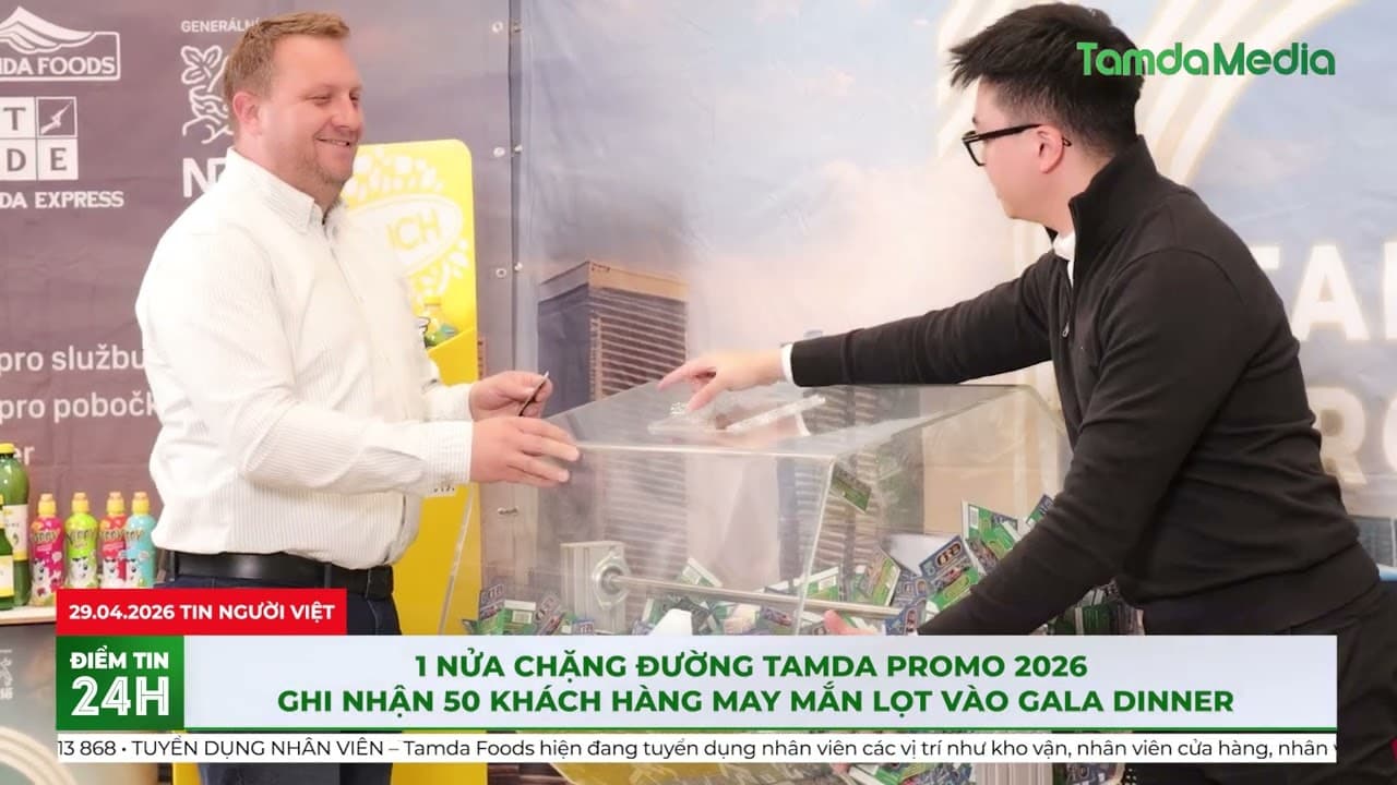 1 nửa chặng đường Tamda Promo 2026 ghi nhận 50 khách hàng may mắn lọt vào gala dinner