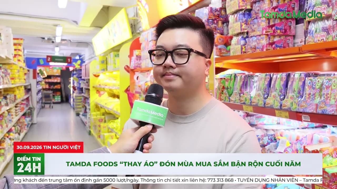 Tamda Foods “thay áo” đón mùa mua sắm bận rộn cuối năm